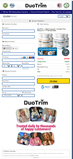 DouTrim Secured Checkout Form